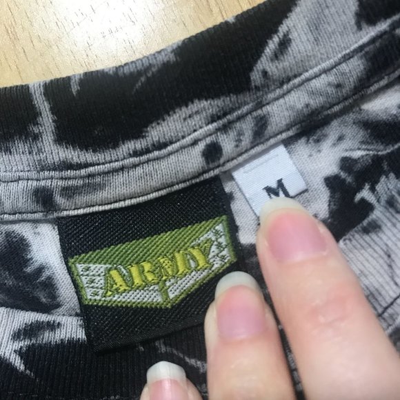 Thailand Women's Medium Elephant Print Tie Dye Crew Neck T Shirt "Land of Nature - Picture 8 of 13